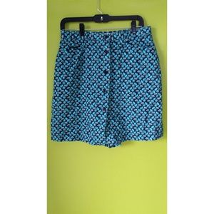 Lizgolf Liz Claiborne Floral Skort Sz 12